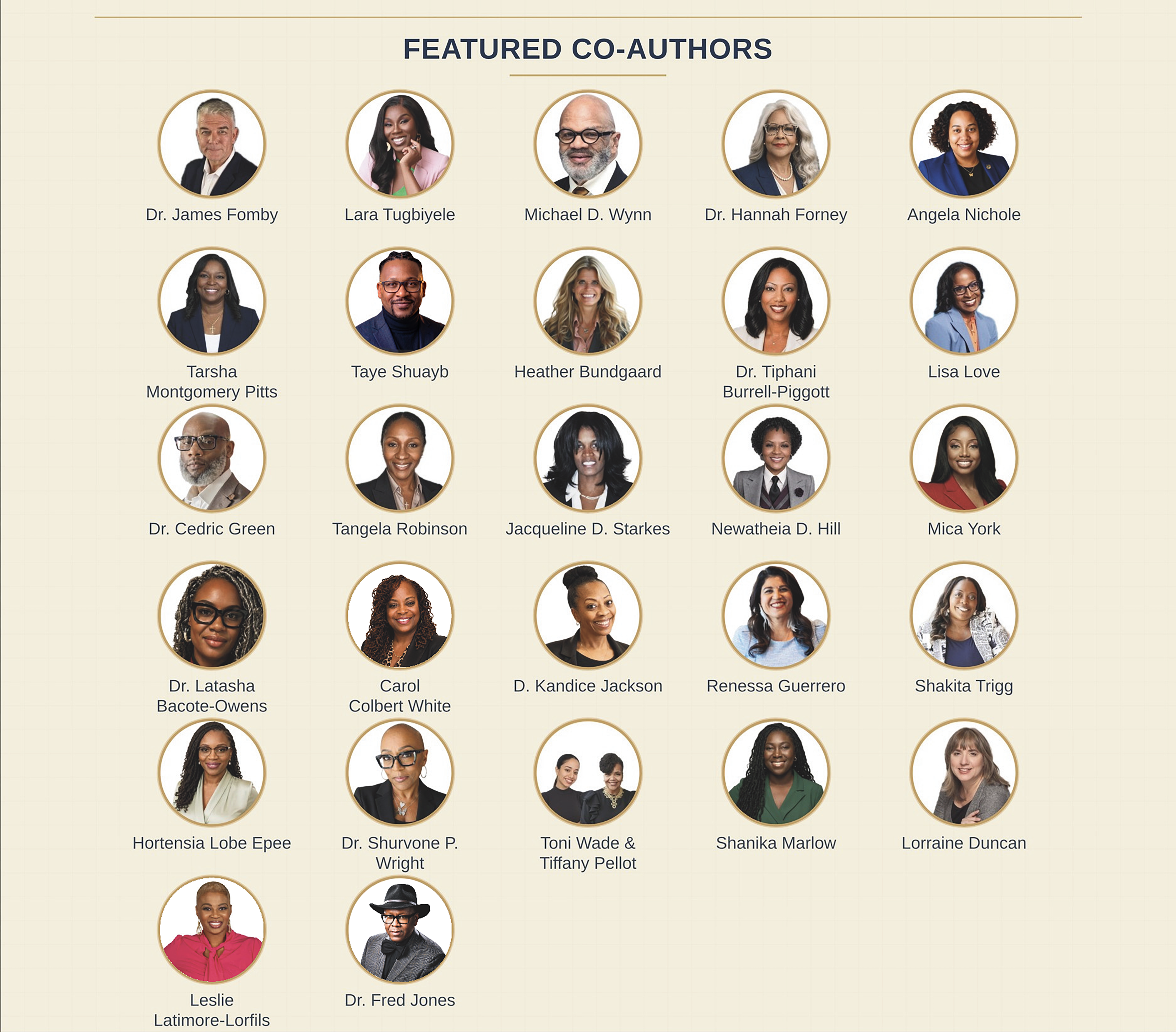 Featured co-authors from AI in the Field: The Builders Blueprint Volume 1.